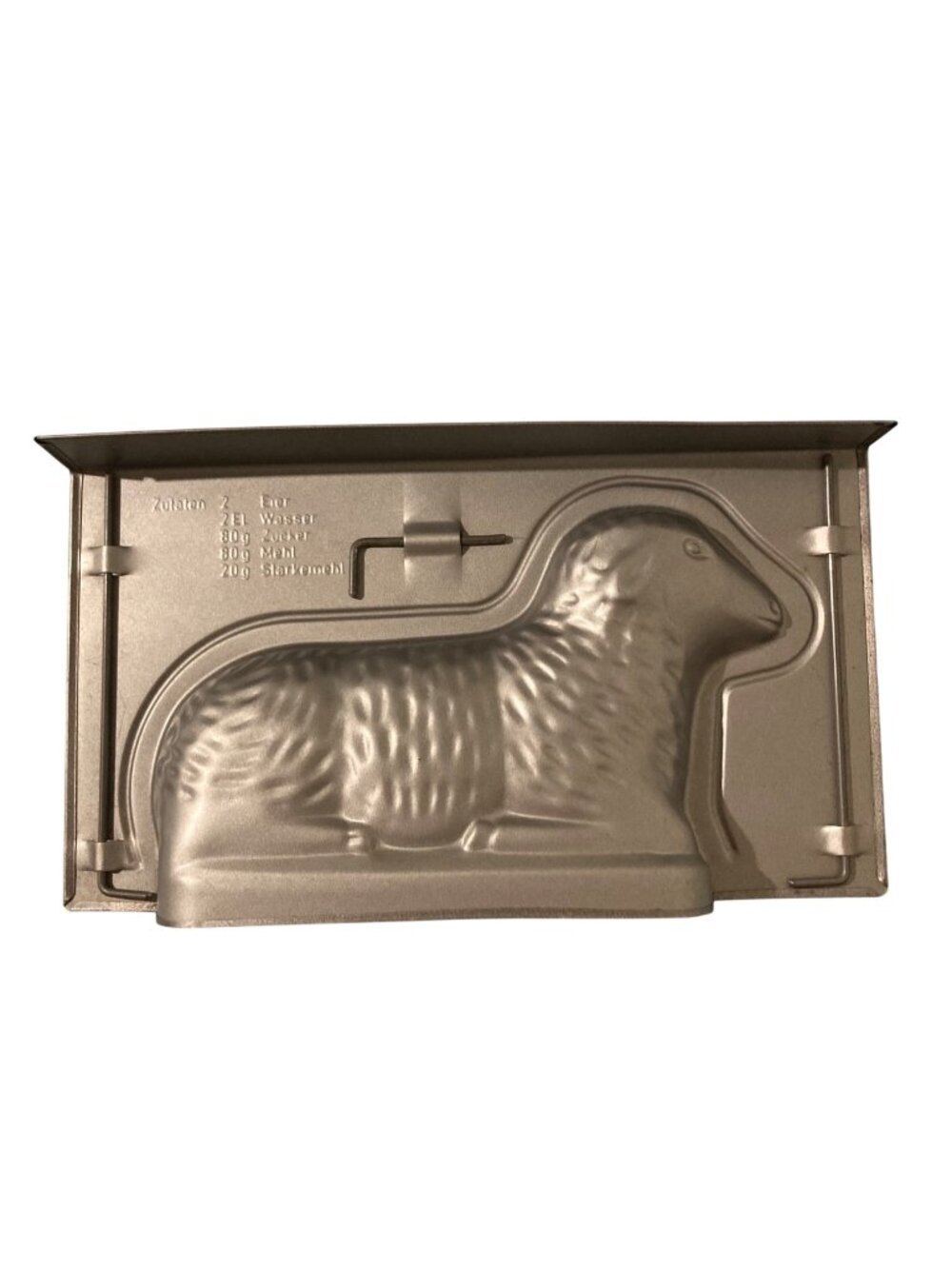 Zenker Lamb Cake Mold Metal Baking Pan Made In Germany
